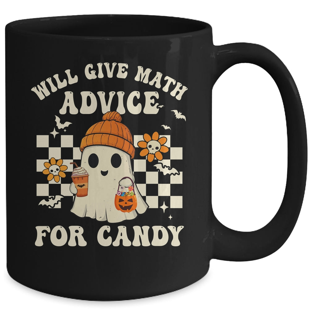 Funny Math Teacher Halloween Ghost Costume Math Lover Woman Mug | teecentury
