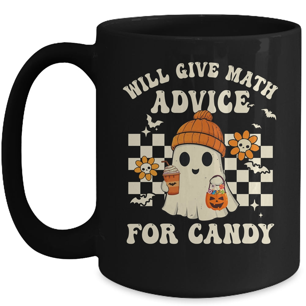 Funny Math Teacher Halloween Ghost Costume Math Lover Woman Mug | teecentury