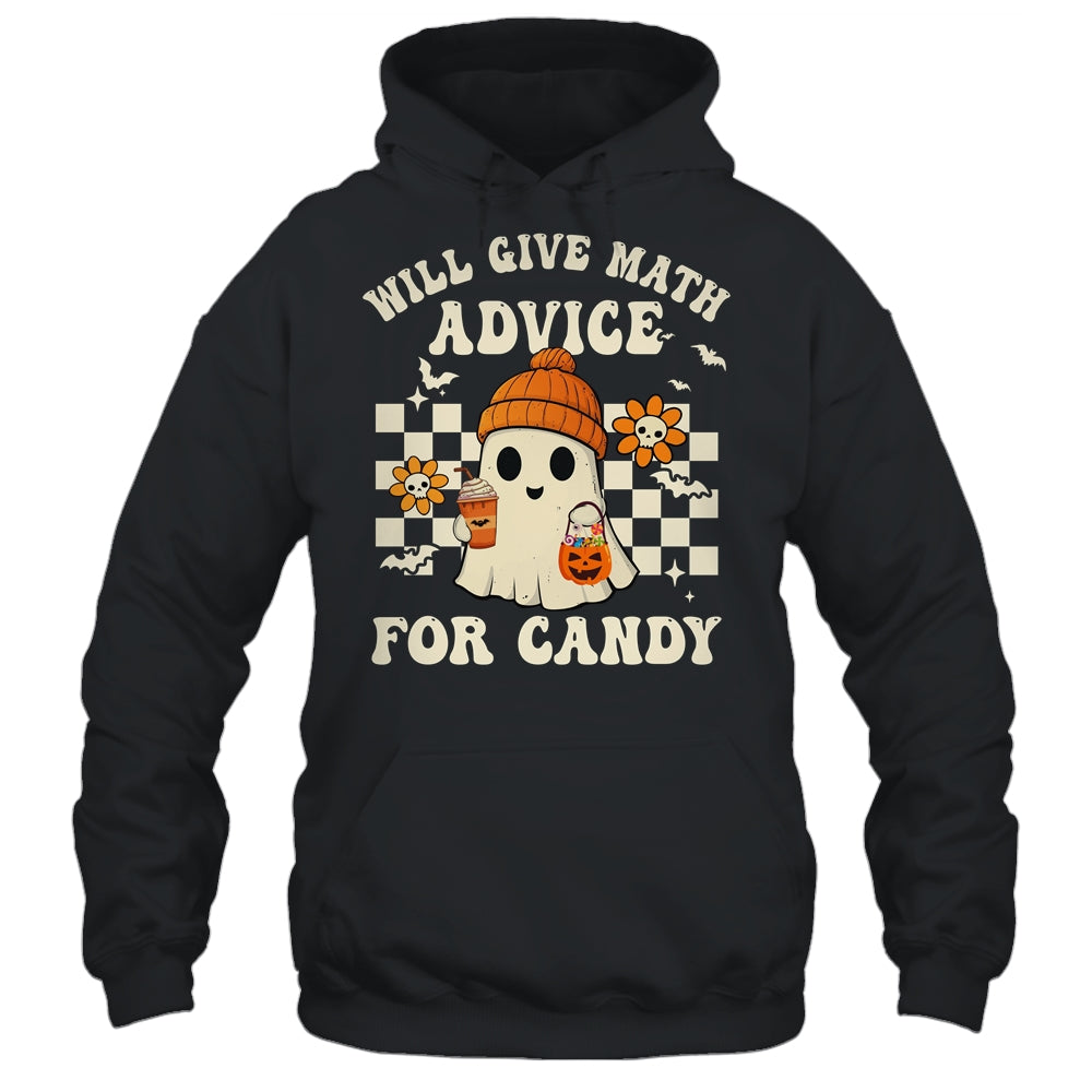 Funny Math Teacher Halloween Ghost Costume Math Lover Woman Shirt & Hoodie | teecentury