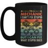 Funny Mechanic For Men Dad Car Auto Diesel Garage Retro Mug | teecentury