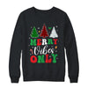 Funny Merry Vibes Only Christmas Tree Light Holiday Xmas Shirt & Sweatshirt | teecentury