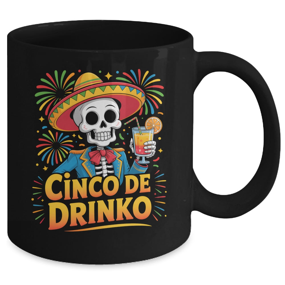 Funny Mexican Cinco De Drinko Cinco De Mayo Fiesta Outfit Mug | teecentury