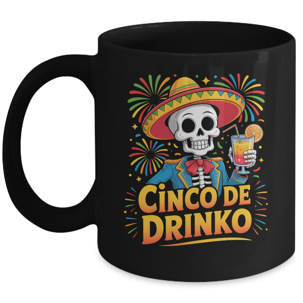 Funny Mexican Cinco De Drinko Cinco De Mayo Fiesta Outfit Mug | teecentury