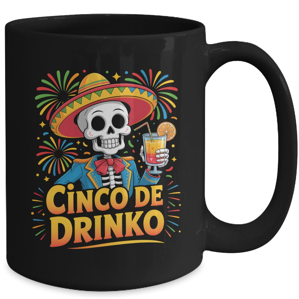 Funny Mexican Cinco De Drinko Cinco De Mayo Fiesta Outfit Mug | teecentury