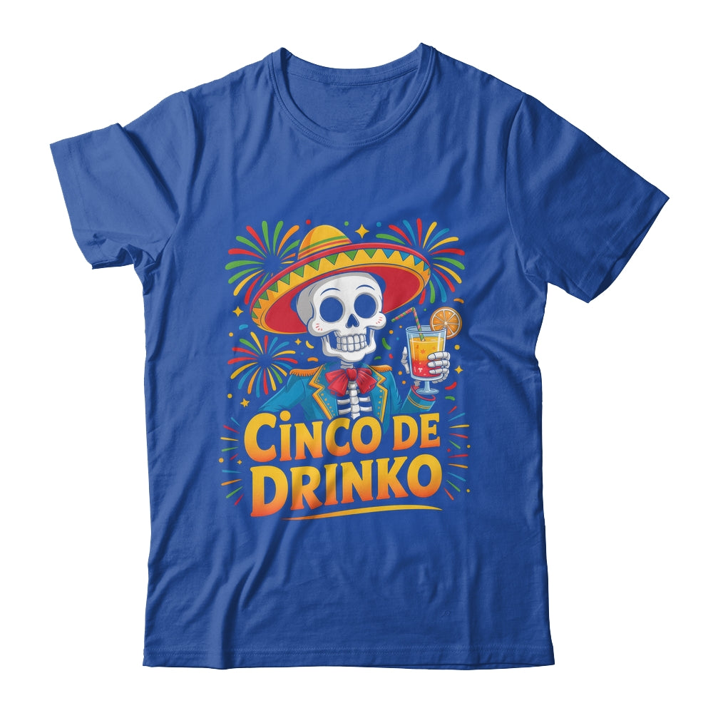 Funny Mexican Cinco De Drinko Cinco De Mayo Fiesta Outfit Shirt & Tank Top | teecentury