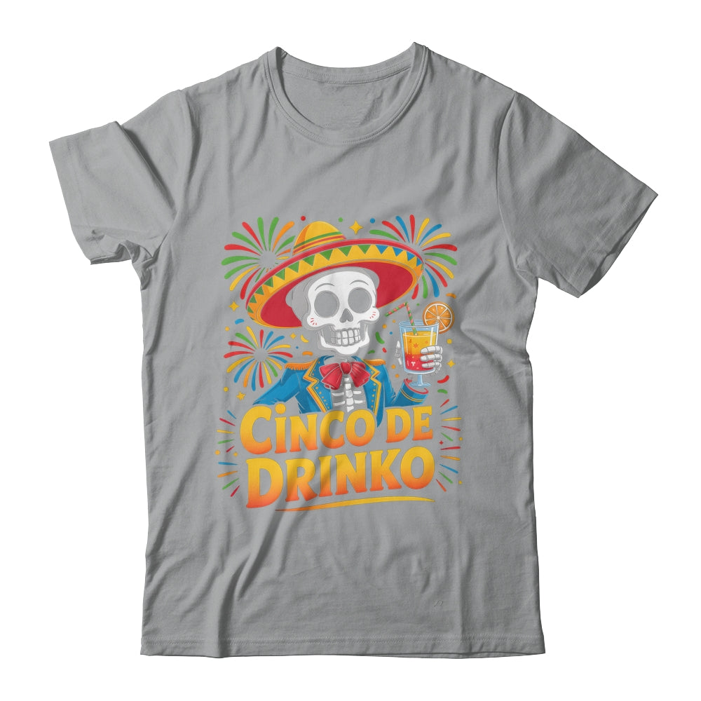 Funny Mexican Cinco De Drinko Cinco De Mayo Fiesta Outfit Shirt & Tank Top | teecentury