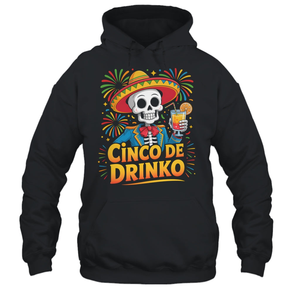 Funny Mexican Cinco De Drinko Cinco De Mayo Fiesta Outfit Shirt & Tank Top | teecentury