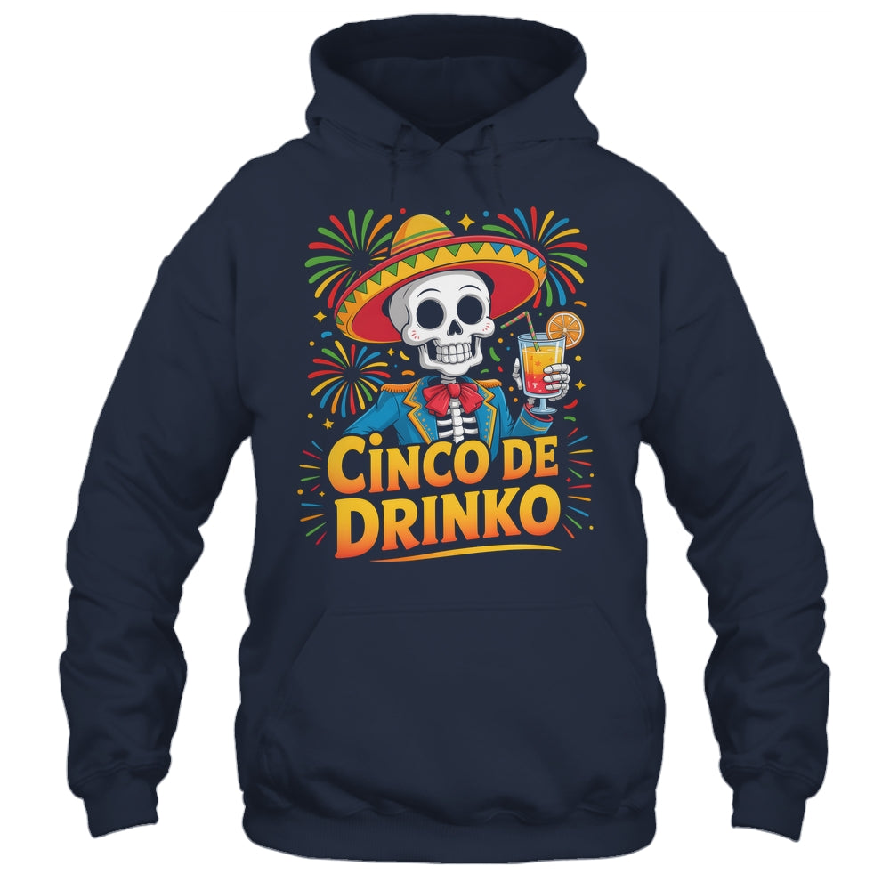 Funny Mexican Cinco De Drinko Cinco De Mayo Fiesta Outfit Shirt & Tank Top | teecentury