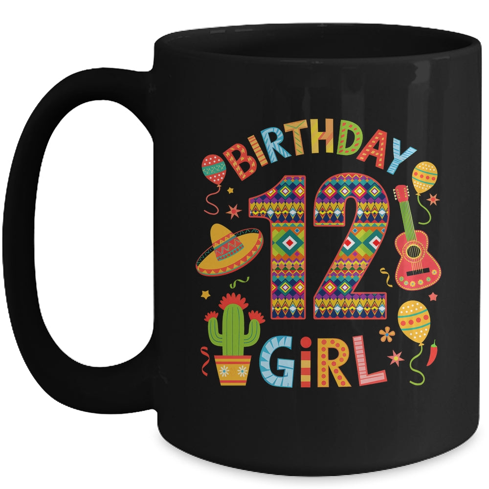 Funny Mexican Party 12th Birthday Girl Fiesta 12 Year Old Mug | teecentury
