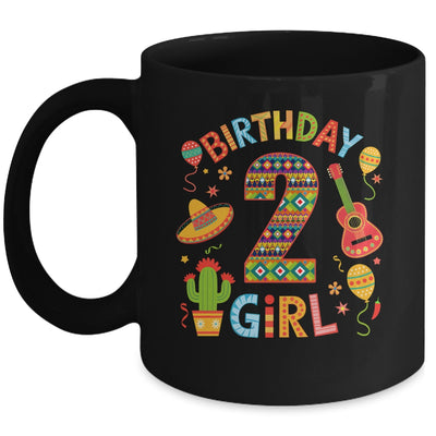 Funny Mexican Party 2nd Birthday Girl Fiesta 2 Year Old Mug | teecentury