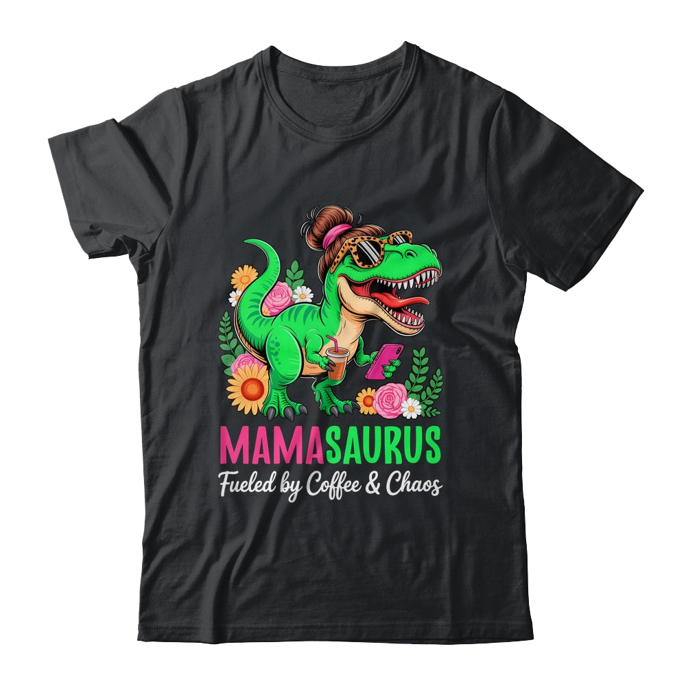 Funny Mom Dinosaur T-Rex Mothers Day Mommy Mamasaurus Shirt & Tank Top | teecentury
