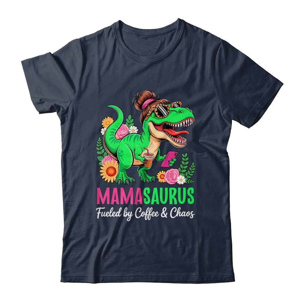 Funny Mom Dinosaur T-Rex Mothers Day Mommy Mamasaurus Shirt & Tank Top | teecentury