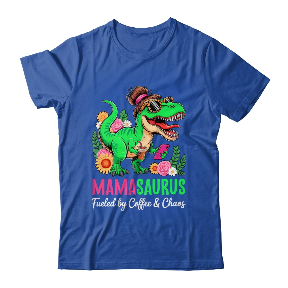 Funny Mom Dinosaur T-Rex Mothers Day Mommy Mamasaurus Shirt & Tank Top | teecentury