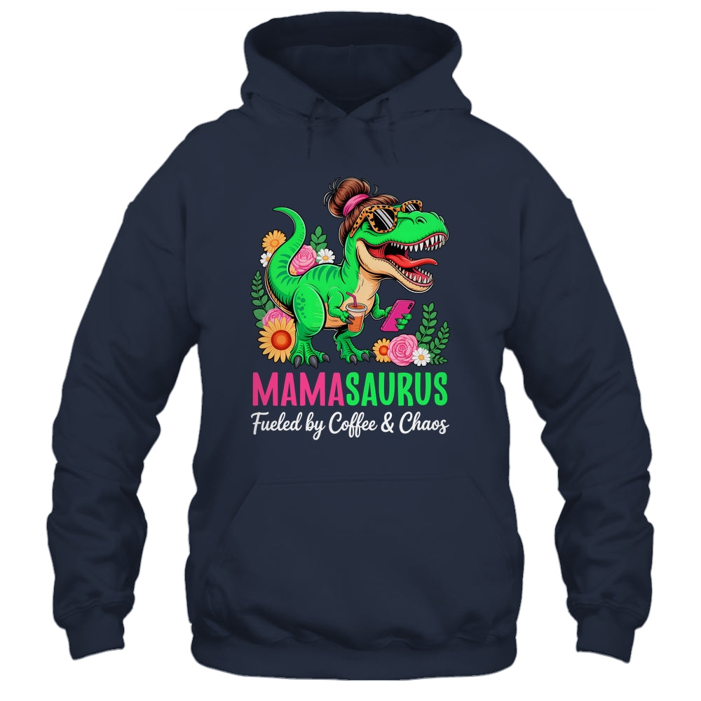 Funny Mom Dinosaur T-Rex Mothers Day Mommy Mamasaurus Shirt & Tank Top | teecentury