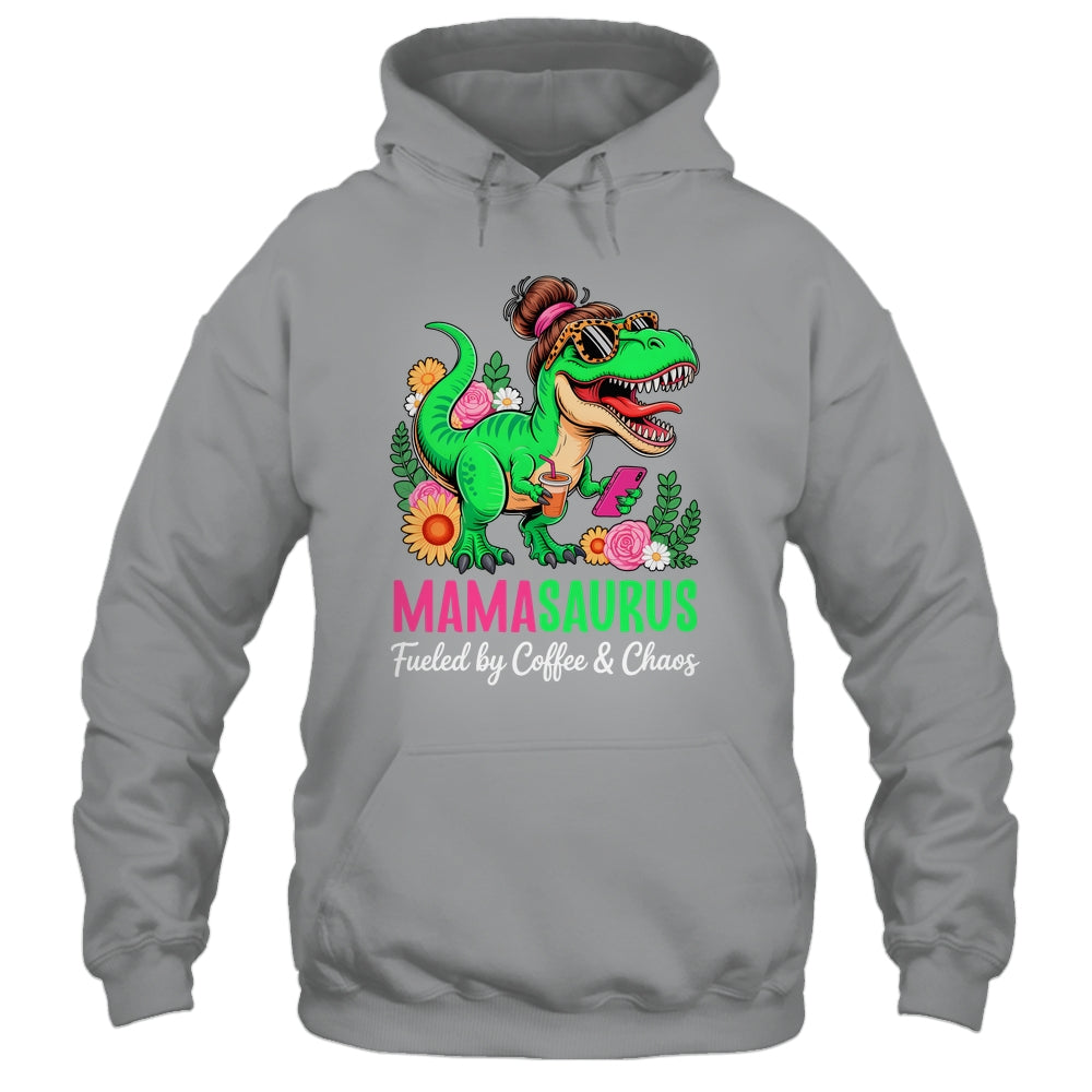 Funny Mom Dinosaur T-Rex Mothers Day Mommy Mamasaurus Shirt & Tank Top | teecentury