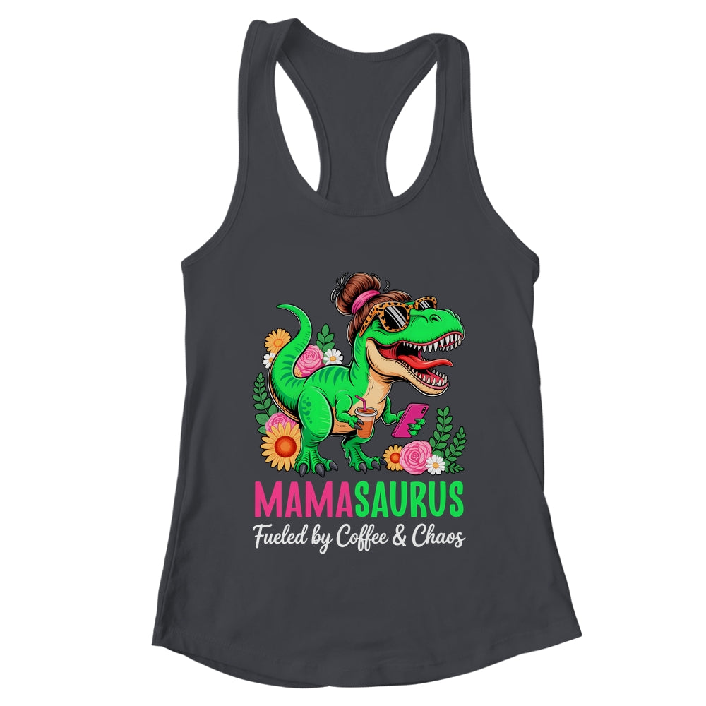 Funny Mom Dinosaur T-Rex Mothers Day Mommy Mamasaurus Shirt & Tank Top | teecentury