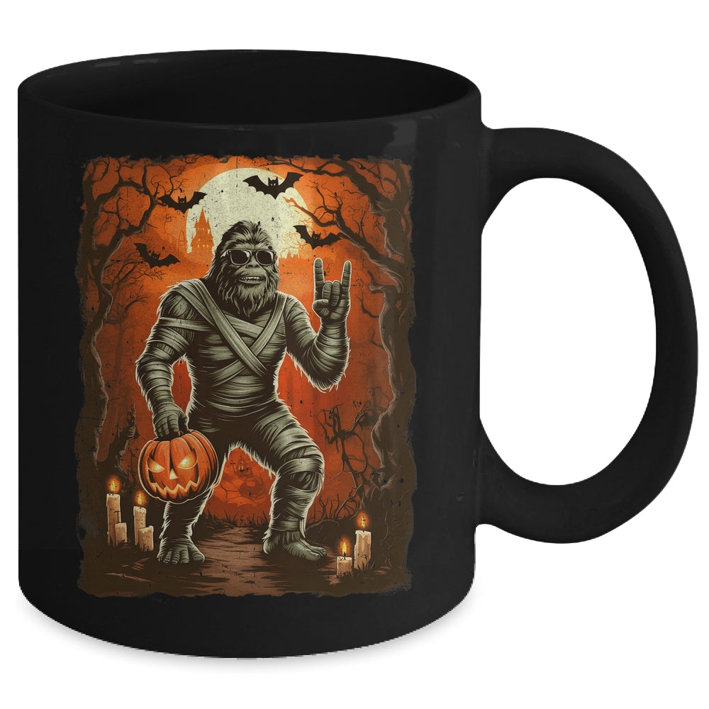Funny Mummy Bigfoot Halloween Costumes Spooky Season Mens Mug | teecentury