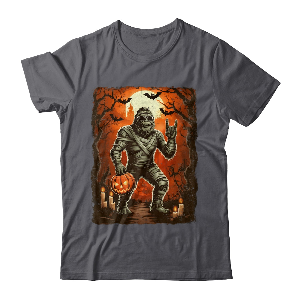 Funny Mummy Bigfoot Halloween Costumes Spooky Season Mens Shirt & Hoodie | teecentury