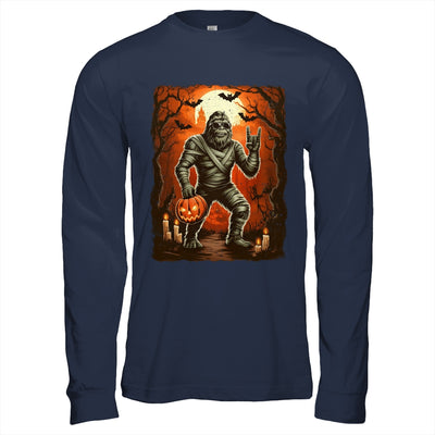 Funny Mummy Bigfoot Halloween Costumes Spooky Season Mens Shirt & Hoodie | teecentury