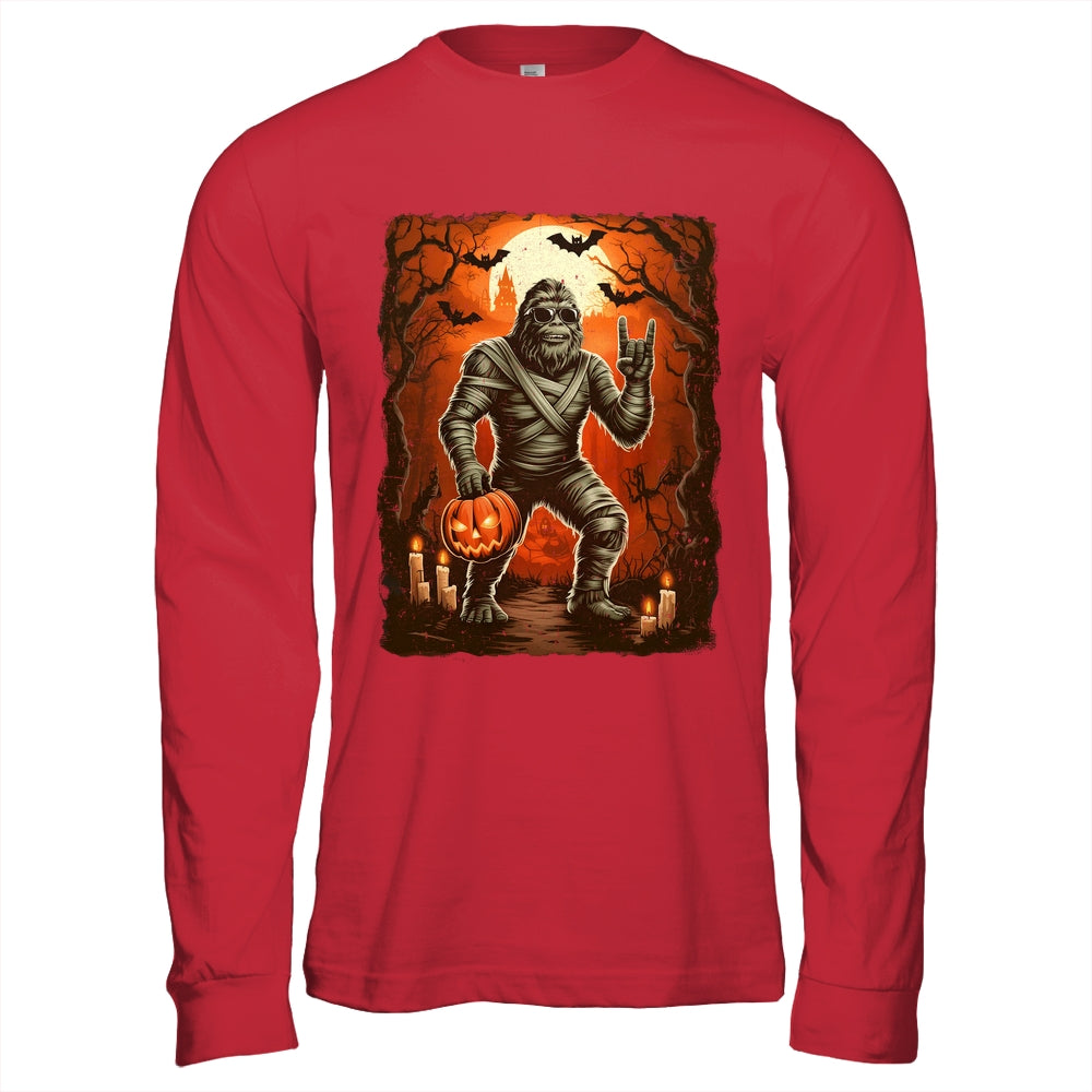 Funny Mummy Bigfoot Halloween Costumes Spooky Season Mens Shirt & Hoodie | teecentury