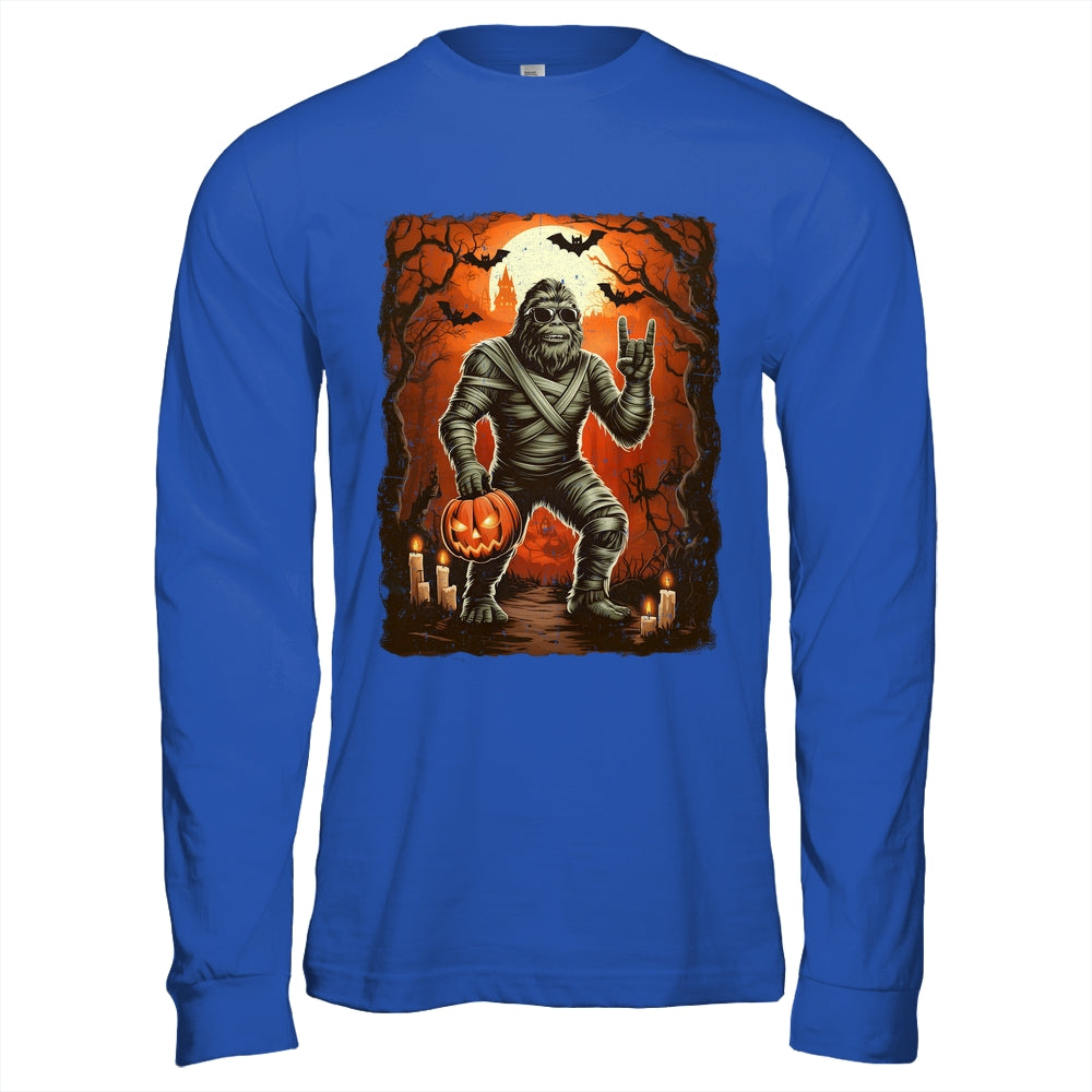 Funny Mummy Bigfoot Halloween Costumes Spooky Season Mens Shirt & Hoodie | teecentury