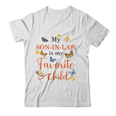 Funny My Son In Law Is My Favorite Child Family Butterfly Shirt & Tank Top | teecentury