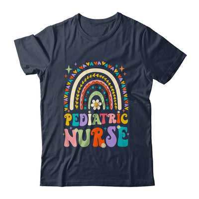 Funny NICU Nurse Pediatric Nurse PEDS Nursing Rainbow Groovy Shirt & Hoodie | teecentury