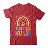 Funny NICU Nurse Pediatric Nurse PEDS Nursing Rainbow Groovy Shirt & Hoodie | teecentury