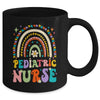 Funny NICU Nurse Pediatric Nurse PEDS Nursing Rainbow Groovy Mug | teecentury