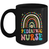 Funny NICU Nurse Pediatric Nurse PEDS Nursing Rainbow Groovy Mug | teecentury