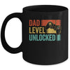 Funny New Dad Fathers Day Dad Level Unlocked Gaming Gamer Mug | teecentury
