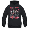 Funny Night Shift Squad Nurses Skeleton Dancing Valentine Shirt & Tank Top | teecentury