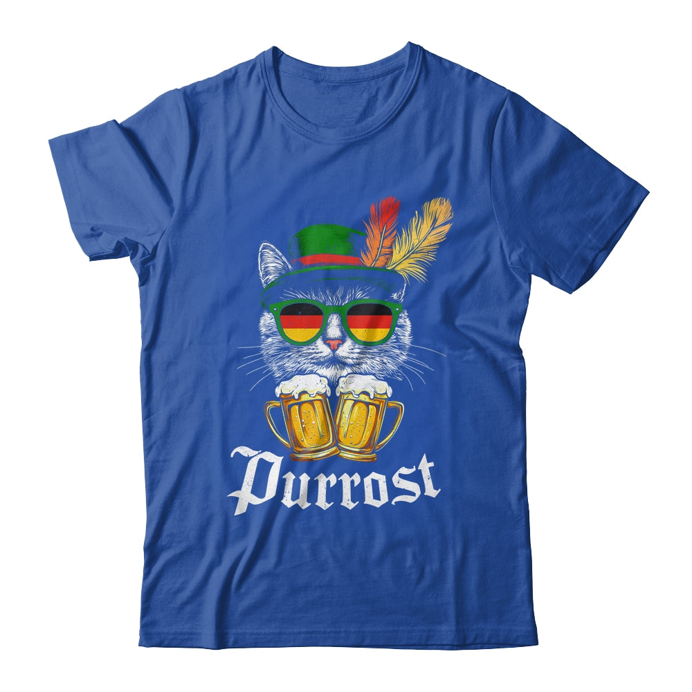 Funny Oktoberfest Cat Bavarian Drinking Beer Purrost Costume Shirt & Hoodie | teecentury