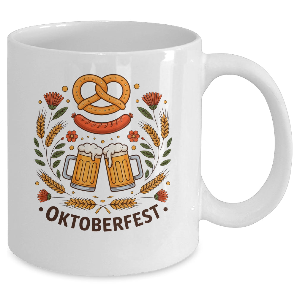 Funny Oktoberfest German Drinking Men Women Vintage Mug | teecentury