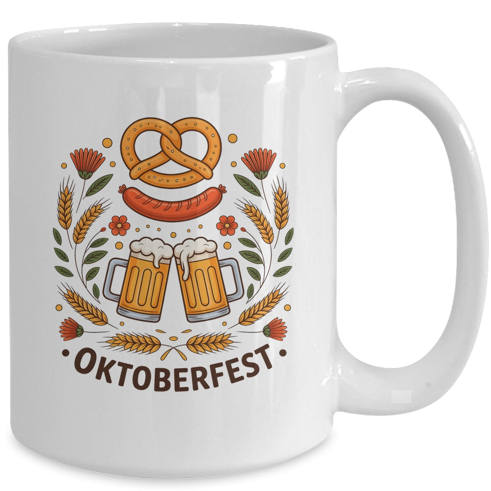 Funny Oktoberfest German Drinking Men Women Vintage Mug | teecentury
