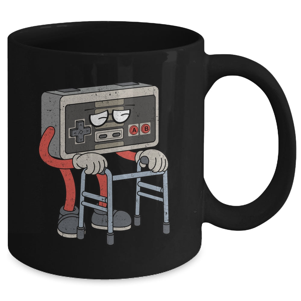 Funny Old Gamer Gaming Retro 80s 90s Video Game Old Gamer Mug | teecentury