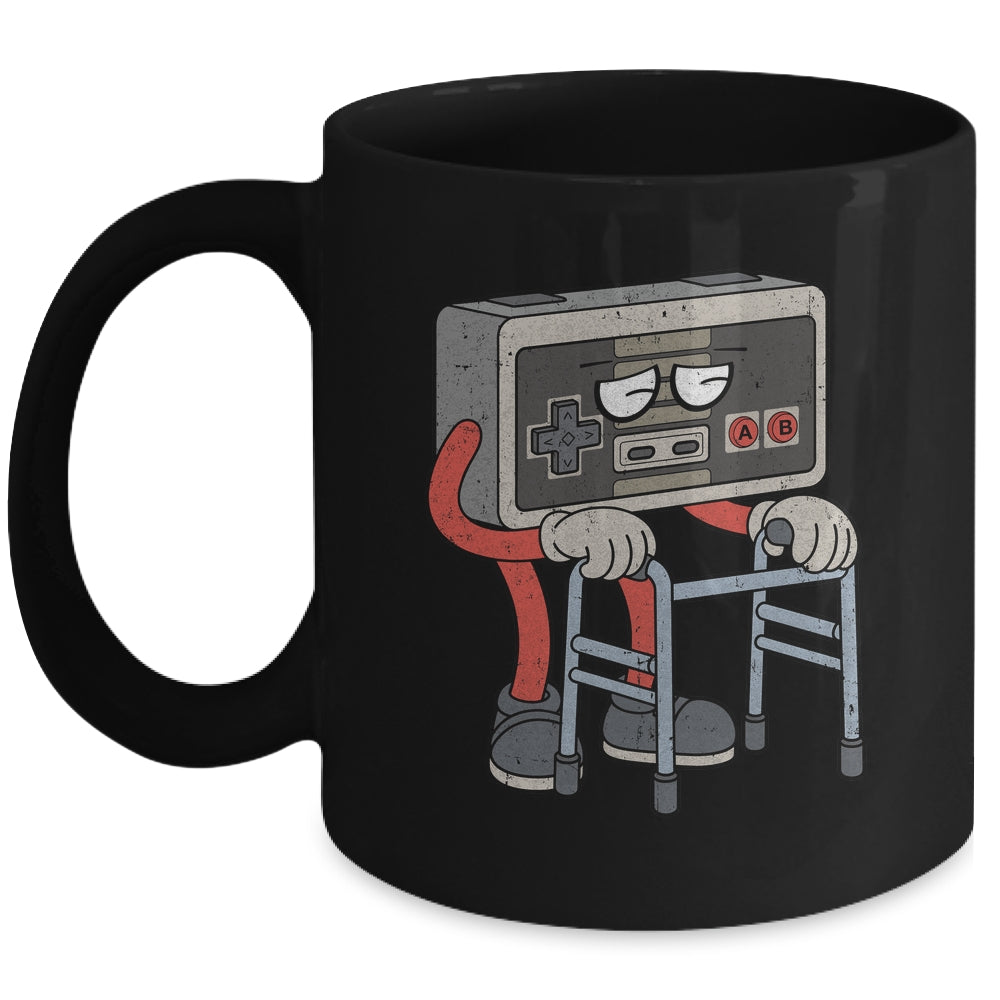Funny Old Gamer Gaming Retro 80s 90s Video Game Old Gamer Mug | teecentury
