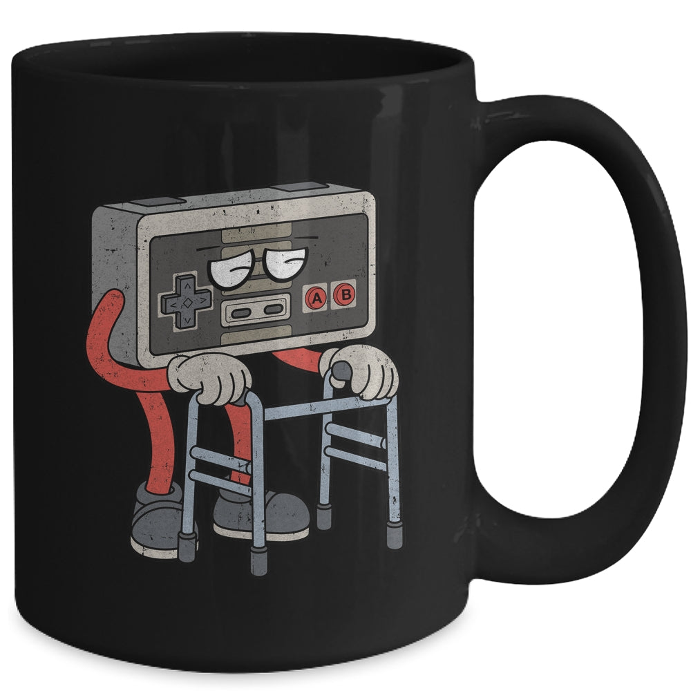 Funny Old Gamer Gaming Retro 80s 90s Video Game Old Gamer Mug | teecentury