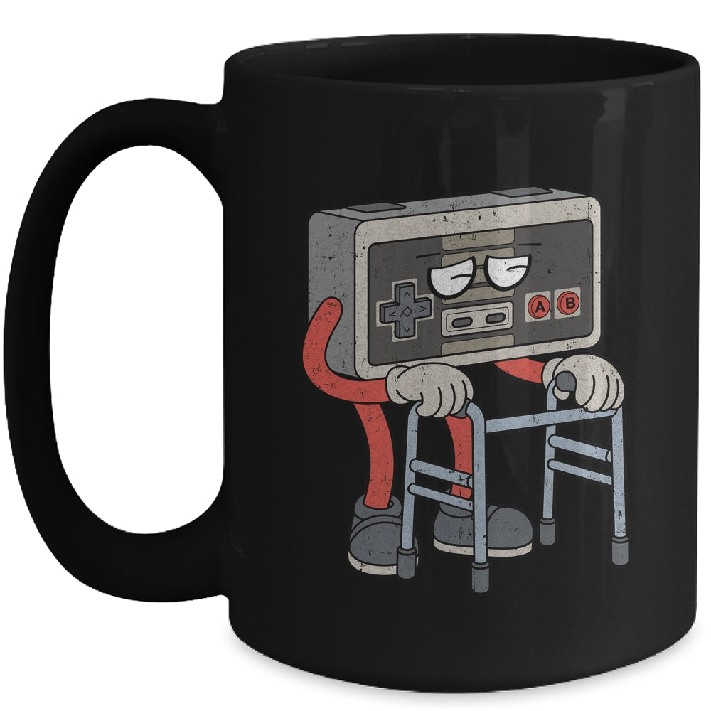 Funny Old Gamer Gaming Retro 80s 90s Video Game Old Gamer Mug | teecentury