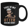 Funny Otter Baking Confectioner Chef Baker For Men Women Mug | teecentury