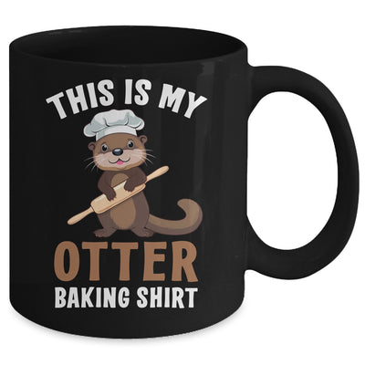 Funny Otter Baking Confectioner Chef Baker For Men Women Mug | teecentury