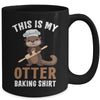 Funny Otter Baking Confectioner Chef Baker For Men Women Mug | teecentury