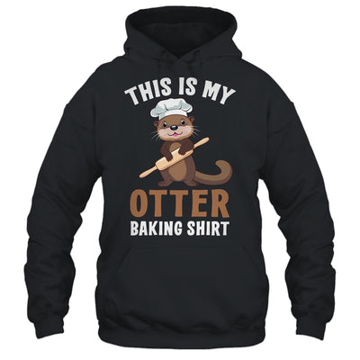 Funny Otter Baking Confectioner Chef Baker For Men Women Shirt & Tank Top | teecentury