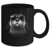 Funny Otter Sunglasses Otter Sea Lover Men Women Boys Mug | teecentury