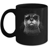 Funny Otter Sunglasses Otter Sea Lover Men Women Boys Mug | teecentury