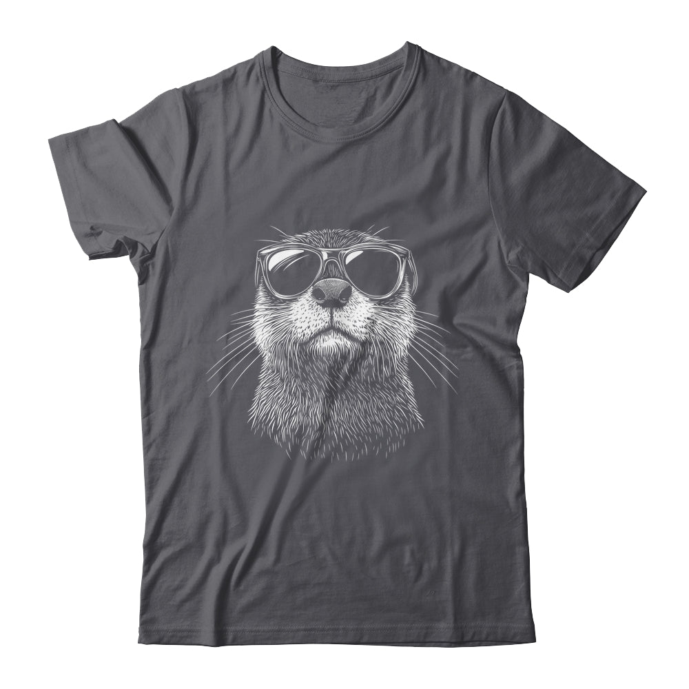 Funny Otter Sunglasses Otter Sea Lover Men Women Boys Shirt & Tank Top | teecentury