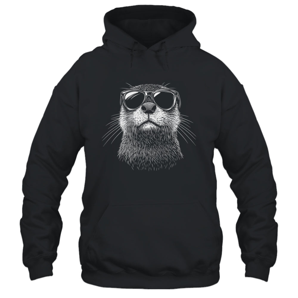 Funny Otter Sunglasses Otter Sea Lover Men Women Boys Shirt & Tank Top | teecentury