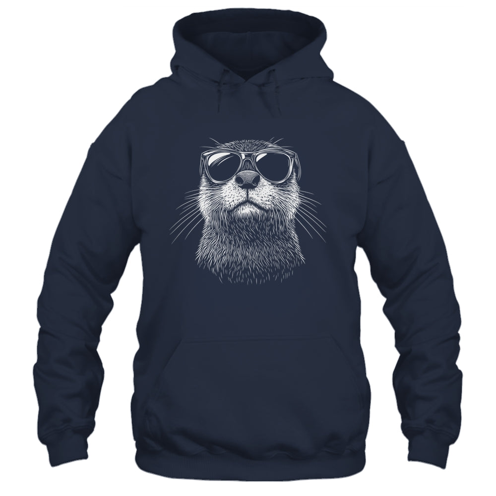 Funny Otter Sunglasses Otter Sea Lover Men Women Boys Shirt & Tank Top | teecentury