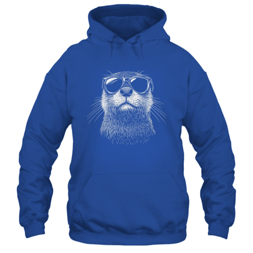 Funny Otter Sunglasses Otter Sea Lover Men Women Boys Shirt & Tank Top | teecentury