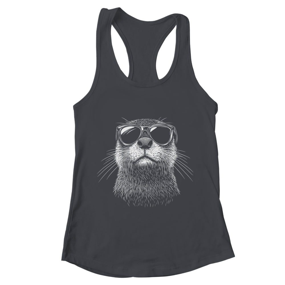 Funny Otter Sunglasses Otter Sea Lover Men Women Boys Shirt & Tank Top | teecentury